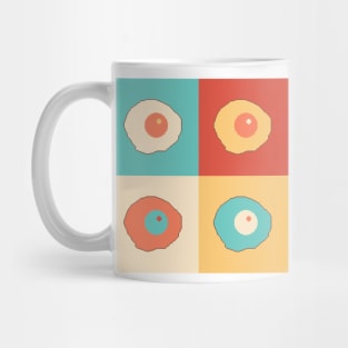 sunny side up eggs pixel art retro Mug